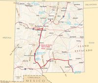 Reiseroute New Mexico 2019